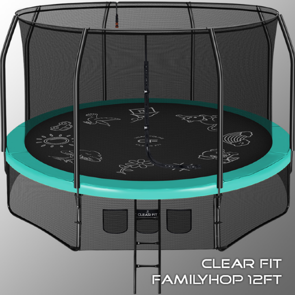 Батут Clear Fit FamilyHop 12Ft Батут Clear Fit FamilyHop 12Ft