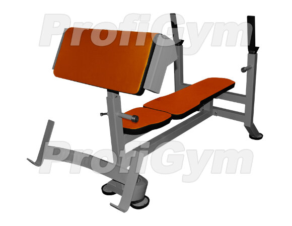 Скамья Скотта + Cкамья для французского жима ProfiGym СК-0290-H Скамья Скотта + Cкамья для французского жима ProfiGym СК-0290-H